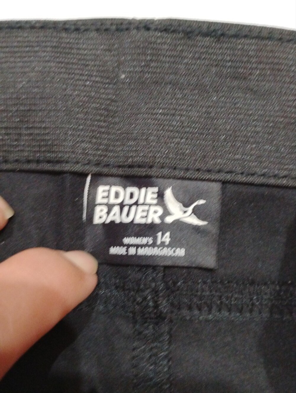 Eddie Bauer Women's Black Pants - Classic Everyday Fit Size 14